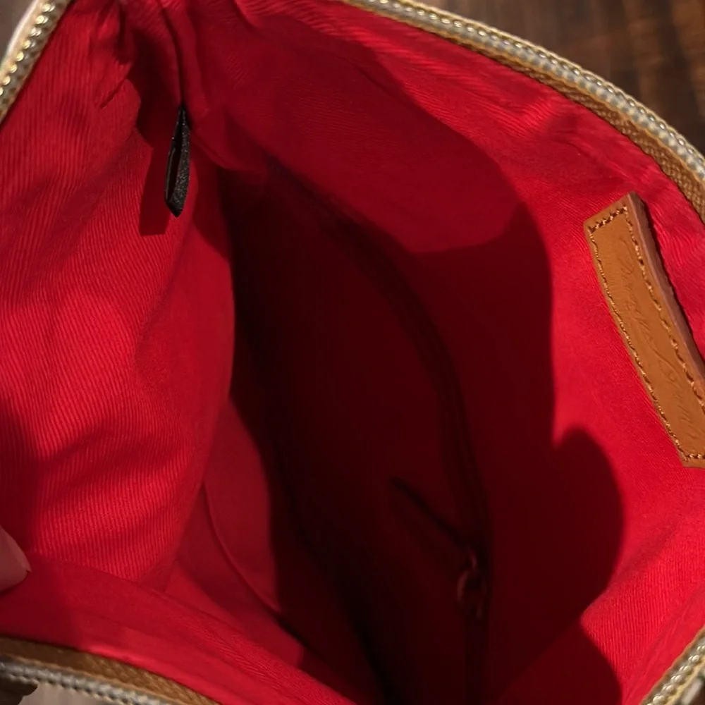 Dooney & Bourke Crossbody Bag Palm Montego Nylon Foldover Zip Small Purse - Picture 11 of 11